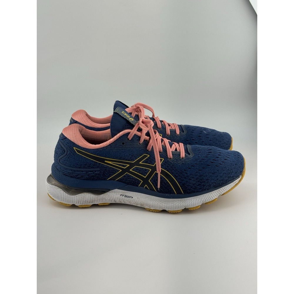 Asics Gel-Nimbus 24 Women's Size 9.5 Running Shoes Blue Coral